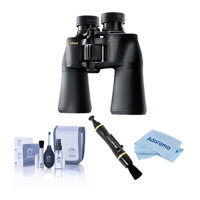 

Nikon 7x50 Aculon A211 Porro Prism Binocular, Black, Bundle with Accessory Kit