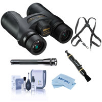 

Nikon 8x42 Monarch 7 ATB All Terrain Roof Prism Binocular, Black, Bundle with Op/Tech Bino/Cam Harness, Maglite Mini 2-Cell AA Flashlight