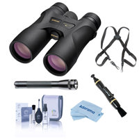 

Nikon 8x42 Prostaff 7S Roof Prism Binocular, 6.8 Degree Angle of View, Black, Bundle with Accessory Kit