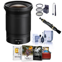 

Nikon NIKKOR Z 20mm f/1.8 S Lens, Bundle with Free Accessories & Mac Software Suite