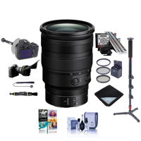 

Nikon NIKKOR Z 24-70mm f/2.8 S Lens - Bundle With 82mm Filter Kit, Flex Lens Shade, FocusShifter DSLR Follow Focus & Rack Focus, Monopod, LENSALIGN MkII Focus Calibration System And More