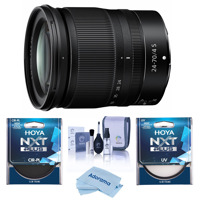 

Nikon NIKKOR Z 24-70mm f/4 S Lens for Z Series Mirrorless Cameras - Bundle With Hoya NXT Plus 72mm 10-Layer HMC UV Filter, HOYA 72mm NXT Circular Polarizer Filter, Cleaning Kit, Microfiber Cloth