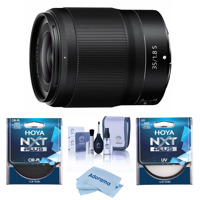 

Nikon NIKKOR Z 35mm f/1.8 S Lens for Z Series Mirrorless Cameras - Bundle With Hoya NXT Plus 62mm 10-Layer HMC UV Filter, HOYA 62mm NXT Circular Polarizer Filter, Cleaning Kit, Microfiber Cloth