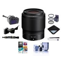 

Nikon NIKKOR Z 50mm f/1.8 S Lens for Z Series Mirrorless Cameras = Bundle With 62mm Filter Kit, FocusShifter DSLR Follow Focus, Flex Lens Shade, Cleaning Kit, Capleash, Pc Software Package And More