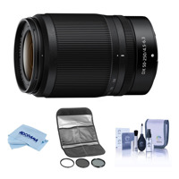 

Nikon NIKKOR Z DX 50-250mm f/4.5-6.3 VR Lens - With HOYA 62MM Digital Filter Kit II (UV/CPL/ND8x), Cleaning Kit, Microfiber Cloth,