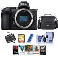 

Nikon Z50 Mirrorless Camera Body - Bundle With Camera Case, 64GB SDXC Memory Card, Cleaning kit, Memory Wallet, Card Reader, PC Software Package