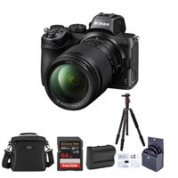 Nikon Z5 Full Frame Camera with NIKKOR Z 24-200mm f/4-6.3 VR Zoom Lens, Bundle with Vanguard VEO 2 Aluminum Tripod