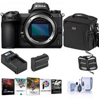 Nikon Z6 FX-Format Mirrorless Digital Camera (Body Only) Bundle with Extra Battery, Smart Charger, Bag, Corel PC Software Suite, Cleaning Kit and Accessories