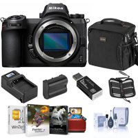 

Nikon Z6 FX-Format Mirrorless Digital Camera (Body Only) Bundle with Extra Battery, Smart Charger, Bag, Corel Mac Software Suite, Cleaning Kit and Accessories