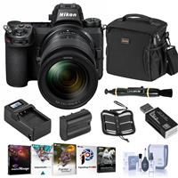 Nikon Z6 FX-Format Mirrorless Digital Camera with NIKKOR Z 24-70mm f/4 S Lens - Bundle with Extra Battery, Smart Charger, Bag, Corel PC Software Suite, Cleaning Kit and Accessories