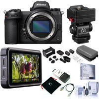 

Nikon Z 6II Mirrorless Digital Camera Body Bundle with Atomos Ninja V 5" Recording Monitor, Power Accessory Kit, Mount, HDMI Cable and Accessories