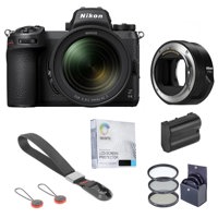 

Nikon Z 6II Mirrorless Digital Camera with NIKKOR Z 24-70mm f/4 S Lens Bundle with FTZ Mount Adapter, Extra Battery, Peak Design Wrist Strap, Filter Kit, Screen Protector