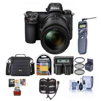 

Nikon Z7 FX-Format Mirrorless Camera with NIKKOR Z 24-70mm f/4 S Lens - Bundle With Camera Case, Spare Battery, 72mm Filter Kit, Dual Charger, Remote Shutter Trigger, Mac Software Package, And More