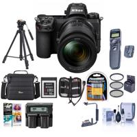 

Nikon Z7 FX-Format Mirrorless Camera with NIKKOR Z 24-70mm f/4 S Lens - Bundle With Camera Case, Spare Battery, Dual Charger, Tripod, Sony 32GB XQD Memory Card, Remote Shutter Trigger, Software And More