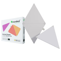 

Nanoleaf Shapes Triangles Expansion Pack with 3x Multicolor Triangle Light Panels, 80 Lumens