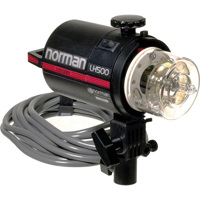 

Norman LH-500B Plus High Power Lamphead 1200 w-s w/R9124 Rapid Cool Blower