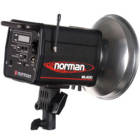 

Norman ML-400R 400 Watt Second Monolight with Built-in Pocket Wizard Radio Slave