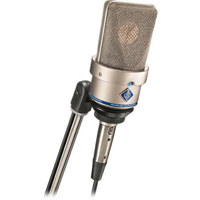 

Neumann Digital Large Diaphragm Condenser Microphone, 20-20000Hz Frequency Response, 50 Ohms Output Impedance, Includes SG1 Mount & Woodbox, Nickel