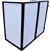 

Novopro DJS1 Foldable Mobile DJ Screen with Carrying Bag, Black