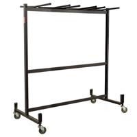 

National Public Seating Table and Chair Storage Truck, Supports 1320 Lbs, Brown Frame