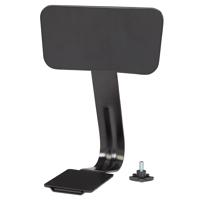 

National Public Seating Steel Backrest for 6200-10 Series Stool, Gray Surface, Black Frame