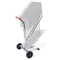 

National Public Seating DYMS10 Dolly for 10 Melody Music Stands, Zinc Frame