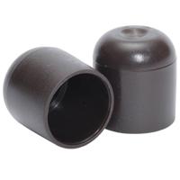 

National Public Seating Floor Glides for 7/8" Frame, 100 Pack, Brown Frame