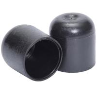 

National Public Seating Floor Glides for 7/8" Frame, 100 Pack, Black Frame