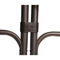 

National Public Seating Plastic Ganging Clamp for Folding Chairs, Black Frame