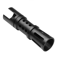 

NcSTAR Long Muzzle Brake for the Ruger 10/22, Black, 3.42" Long