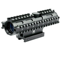 

NcSTAR 4x32mm Tactical Series Riflescope, Matte Black Finish with P4 Sniper Reticle, Weaver Style Mount, Adds 3 Picatinny Rails