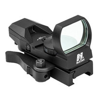 

NcSTAR D4BGQ Heads Up Series Green Four Reticle Reflex Sight with QR Mount, 3 MOA Dot Size, Black