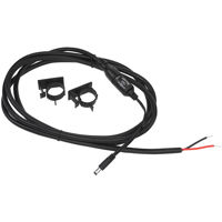 

Nightstick NS-DW12 12V Vehicle Direct Wire Kit for Charging Base, Straight Barrel Plug, Black
