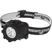 

Nightstick NSP-4605B Multi-Position Tilt Multi-Function LED Headlamp with 3x AAA Battery, 150 High Lumens, IP-X7 Waterproof