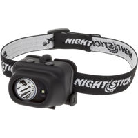 

Nightstick NSP-4608B Multi-Position Tilt Dual-Light Multi-Function Non-Rechargeable LED Headlamp, White Spotlight & Floodlight, 180 Lumens, IP-X7 Waterproof, Black