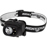

Nightstick NSP-4610 Non-Rechargeable Multi-Function LED Headlamp, White Spotlight, White, Red or Green Floodlight, 150 Lumens High Spotlight, IP-X7 Waterproof, Black