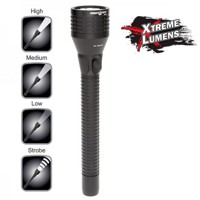 

Nightstick NSR-9746XLDC Xtreme Lumens Metal Full-Size Multi-Function Rechargeable LED Flashlight with Lithium-Ion Battery and DC Power Supply, 650 High Lumens, IP-X7 Waterproof