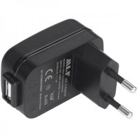 

Nightstick USB Type A to Male EU AC Power Plug Adapter
