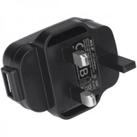 

Nightstick USB Type A to Male UK AC Power Plug Adapter