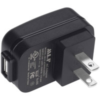 

Nightstick NS-USBAC Female USB Type A to Male US Type A AC Power Plug Adapter, Black