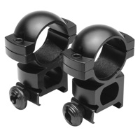 

NcSTAR 1" Aluminum Rings, 1.20" Height, Pair, Black