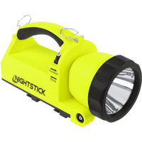 

Nightstick XPR-5586 Intrinsically Safe Rechargeable Dual-Light Lantern with Pivoting Head, 650/380/25 Lumens, Dustproof/Waterproof, Green