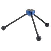 

Novoflex BasicBall Tabletop Mini Tripod, 8.3" Maximum Height, 55lbs Capacity, Blue