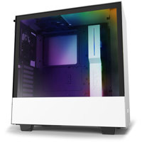 

NZXT H510i Compact Mid-Tower Case with Lighting and Fan Control, Matte White