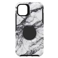 

OtterBox Otter + Pop Symmetry Case for iPhone 11, White Marble