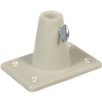 

OC White Permanent Screw Down Base for ProBoom Elite and Junior Mic Booms, Shadow White