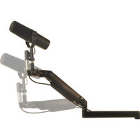 

OC White ProBoom Ultima Gen2 ULP Adjustable Mic Boom with 12" Fixed Horizontal Arm and Machined Table Bushing, Black
