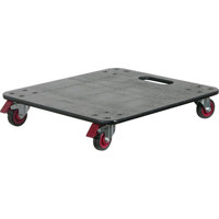 

Odyssey Innovative Designs ADP30E 3" Four Swivel Caster 1/2" Thick Dolly Plate with 2 Front Brakes
