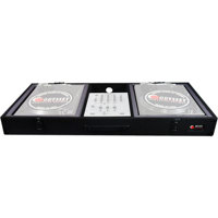

Odyssey Innovative Designs CBM10E Econo Carpeted Battle Mode Case with Surface Mount Hardware, Fits Most 10" DJ Mixers, 2 x 1200 Style Turntables