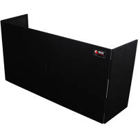 

Odyssey Innovative Designs Innovative Designs CF5932 59x32x18.5" Carpeted Double Fold-Out Stand, Black